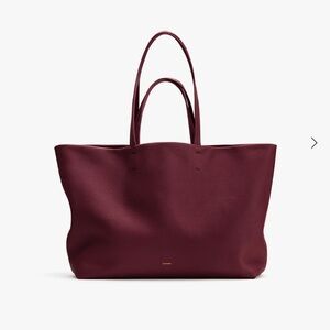 NWT Cuyana - Classic Easy Tote - Cherry